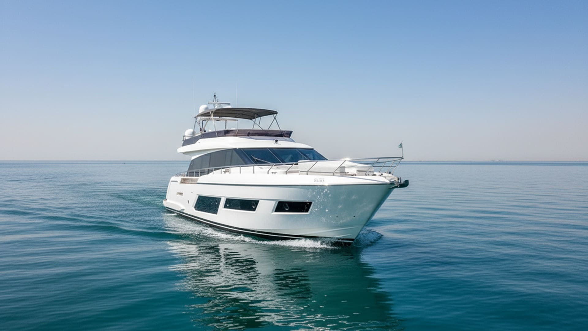 Moonlight Victor 67 ft spacious deck and lounge area