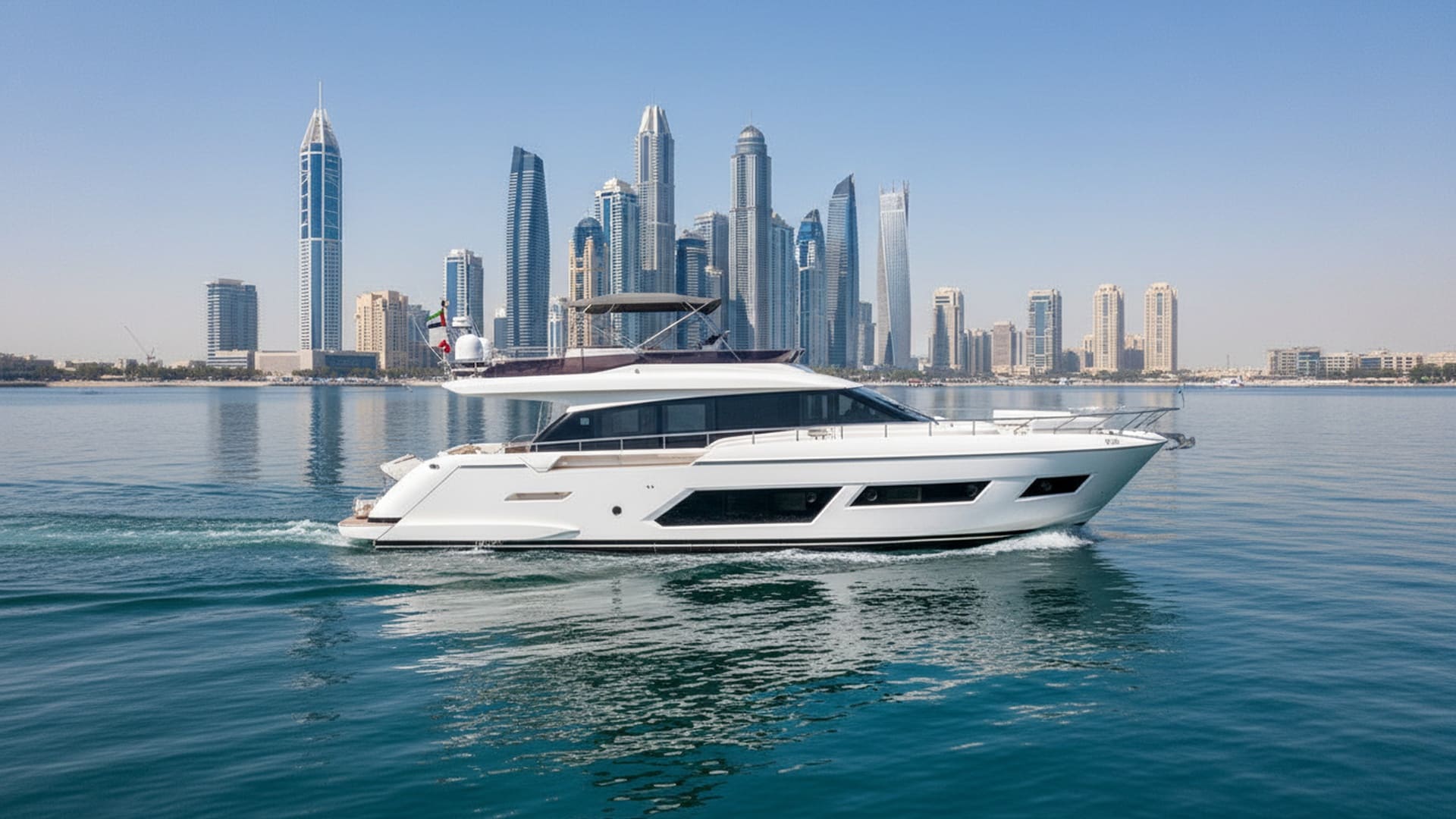 Moonlight Victor 67 ft luxury yacht in Dubai Marina