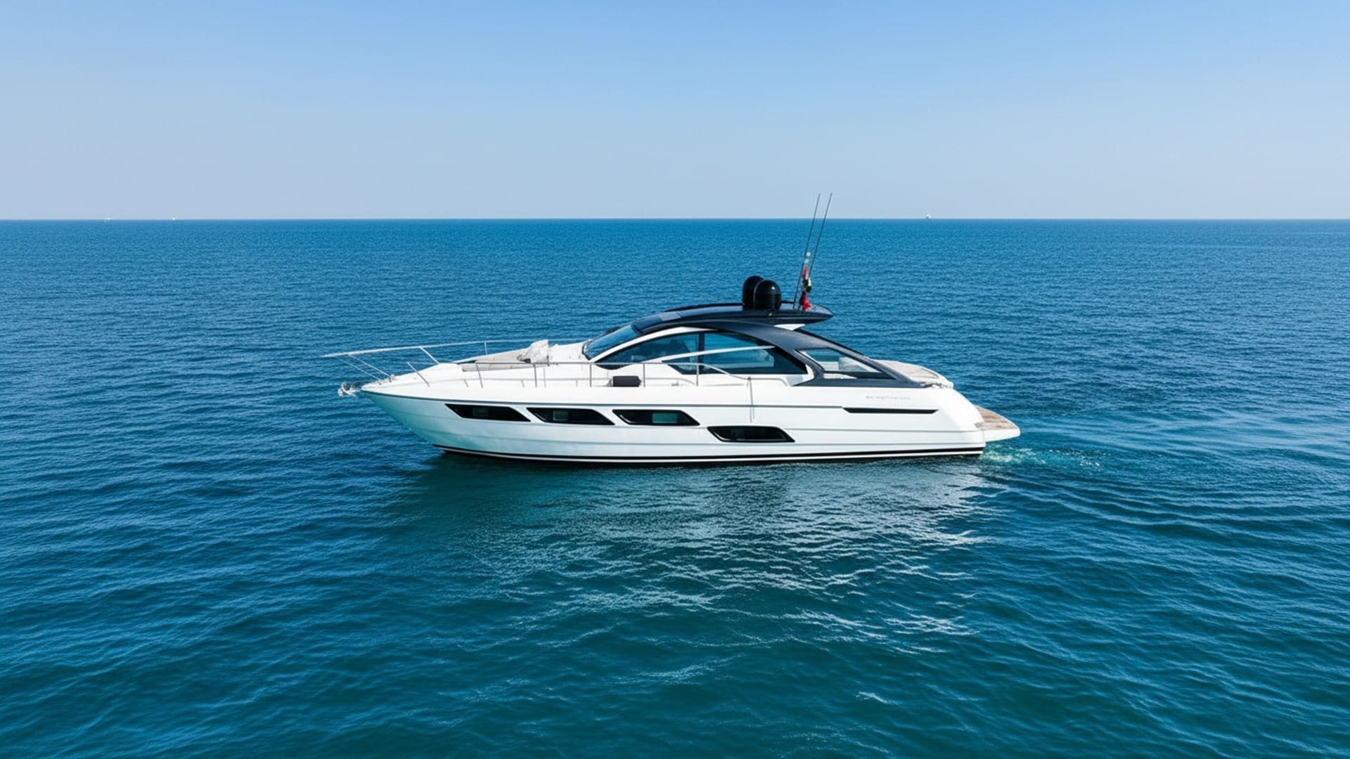 Pearl Destiny 52 ft luxury yacht exterior view