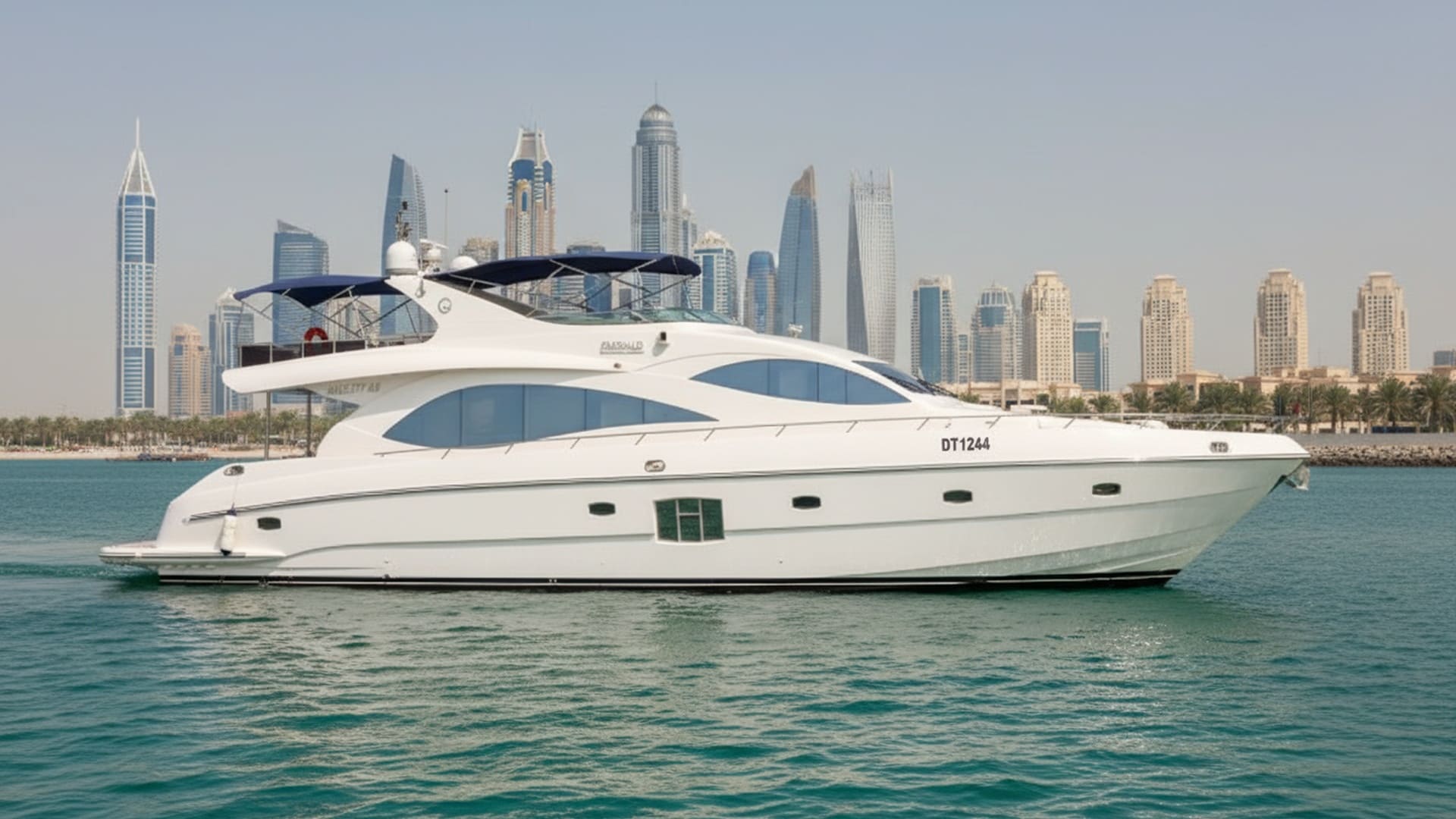 Crystal Legend 88 ft yacht charter Dubai