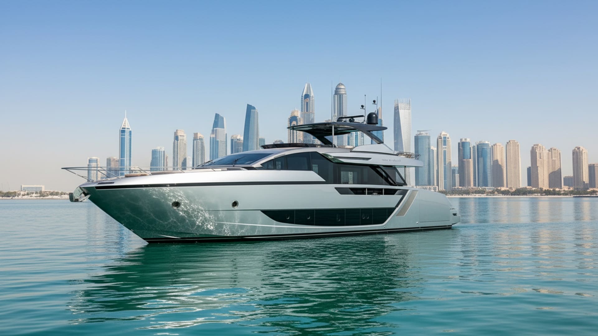 Spacious deck of Marina Victor 82 ft yacht, perfect for guests