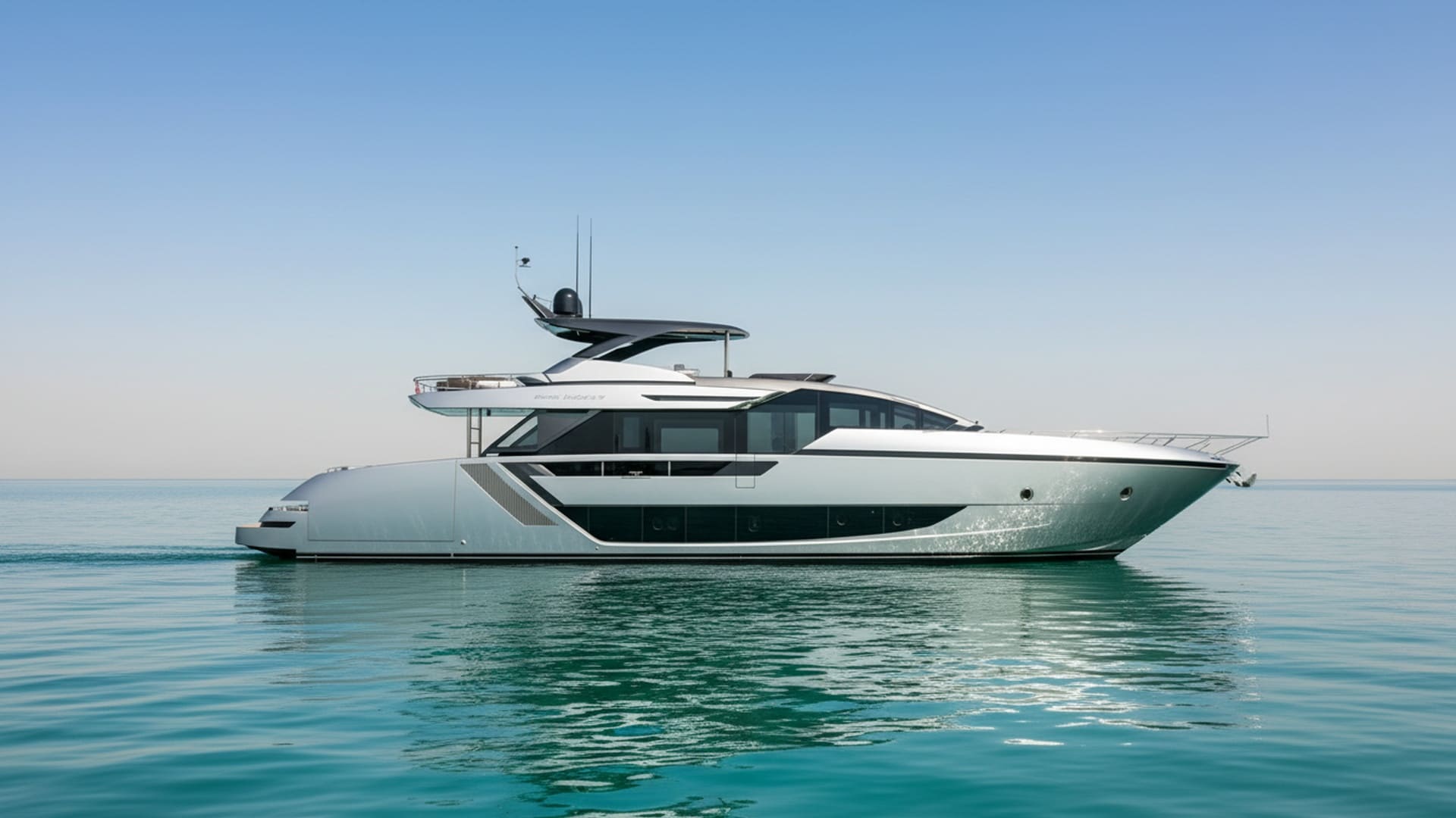 Stunning Marina Victor 82 ft premium yacht exterior in Dubai