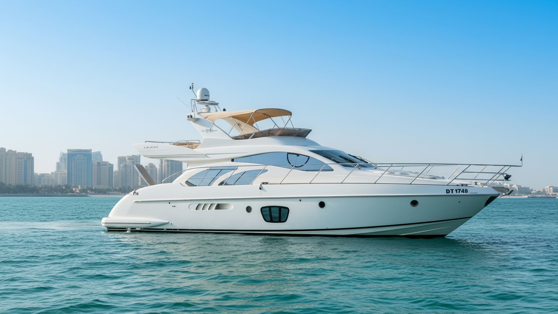 Imperial Navigator 55 ft yacht charter Dubai