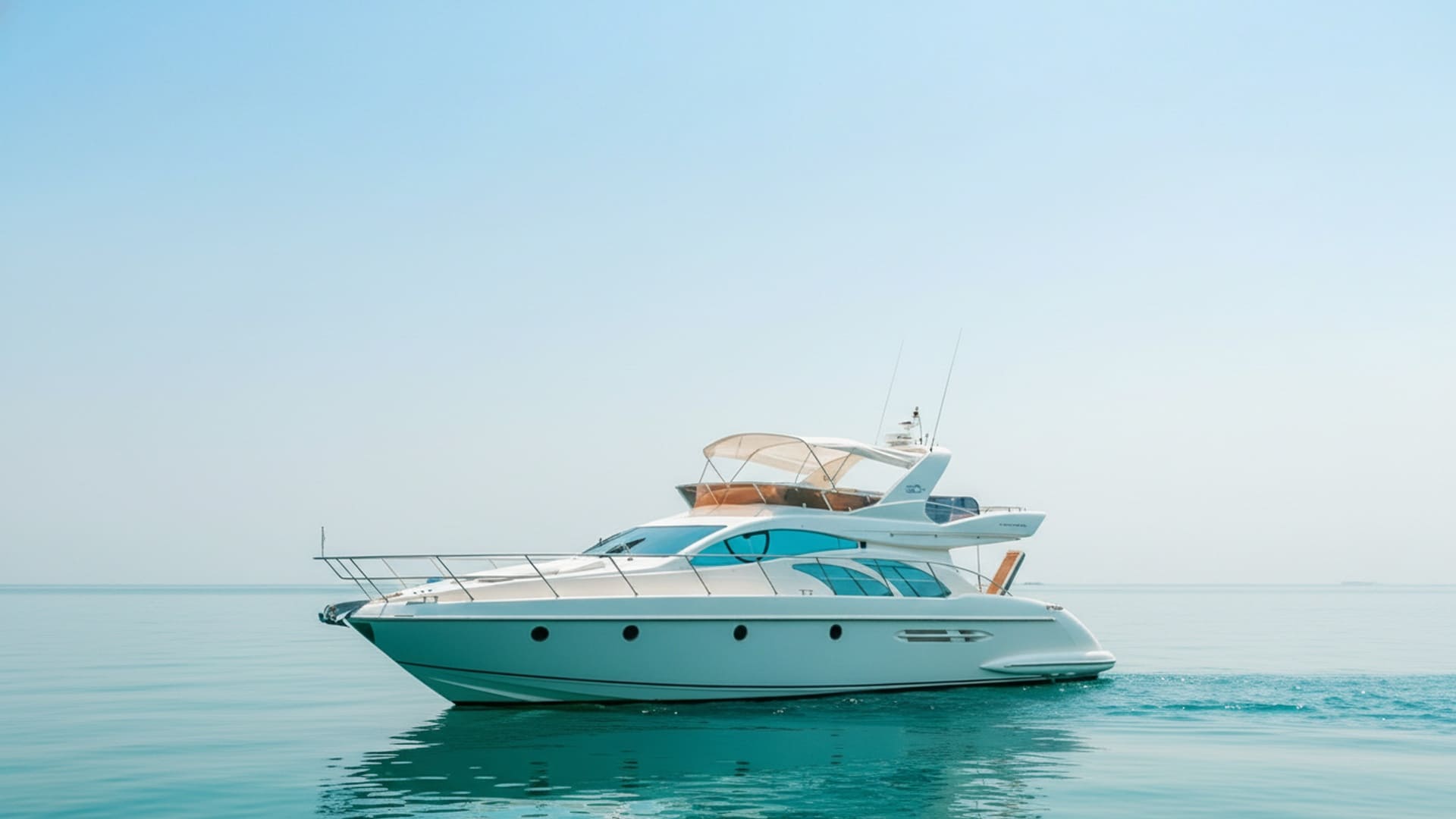 Stunning Imperial Lady 50 ft yacht exterior, premium Dubai charter