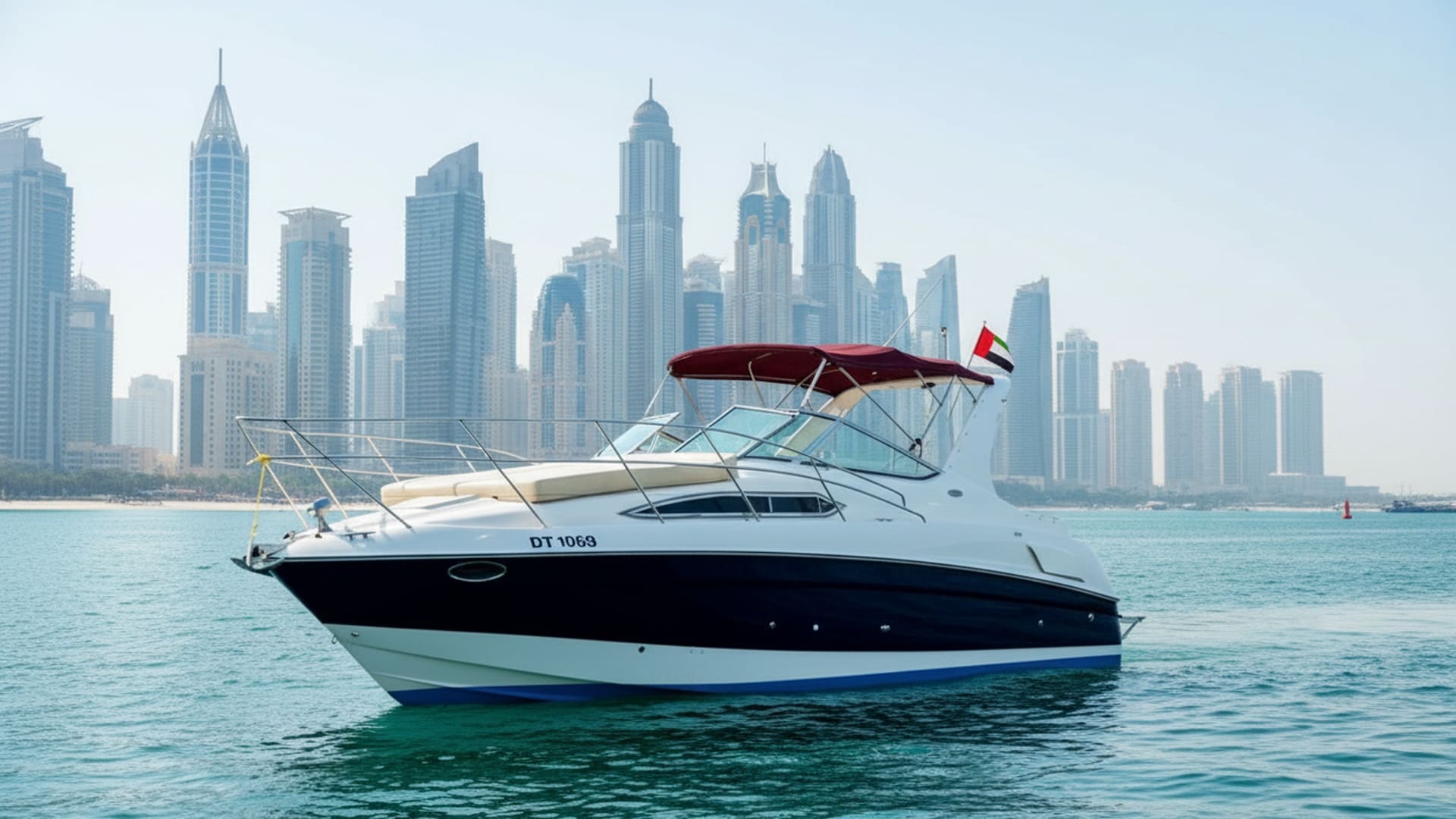 Grand Storm 33 ft yacht charter Dubai
