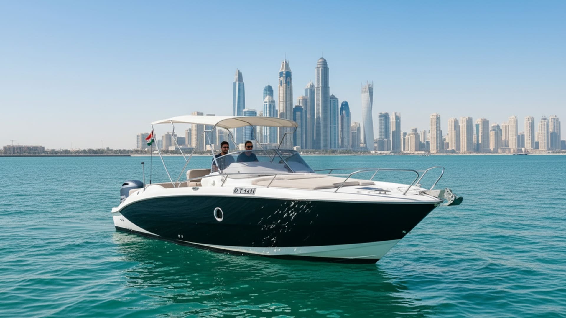 Mystic Breeze 27 ft yacht deck with comfortable seating