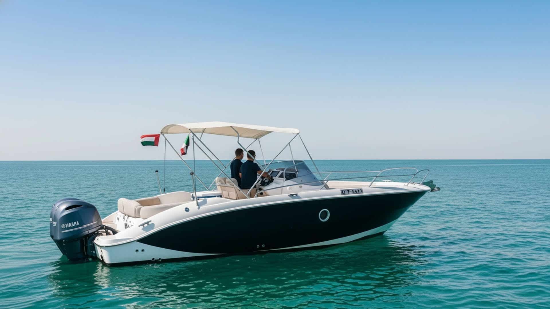 Mystic Breeze 27 ft premium yacht exterior view