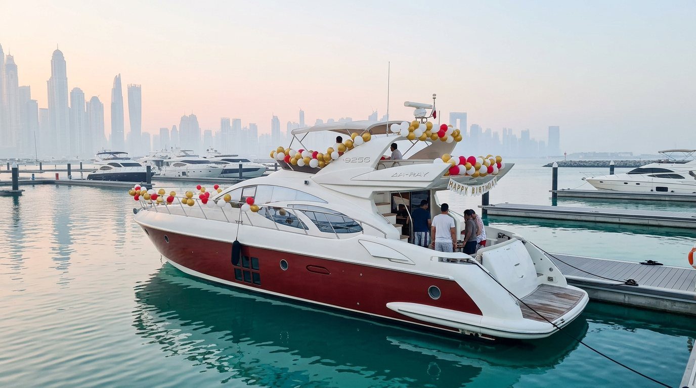 Charter Rates for Yacht Rental in Dubai